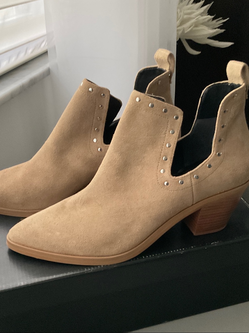 Rebecca Minkoff Lana Split Shaft Studded Boot